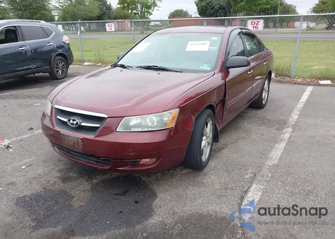 2007 Hyundai Sonata Limited/Se V6 из США, поврежденный, VIN 5NPEU46FX7H201947